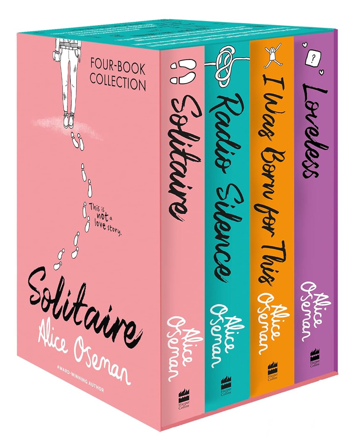 Alice Oseman Four-Book Collection Box Set (Solitaire, Radio Silence, I Was Born For This, Loveless): TikTok made me buy it! From the YA Prize winning author and creator of Netflix series HEARTSTOPPER Paperback