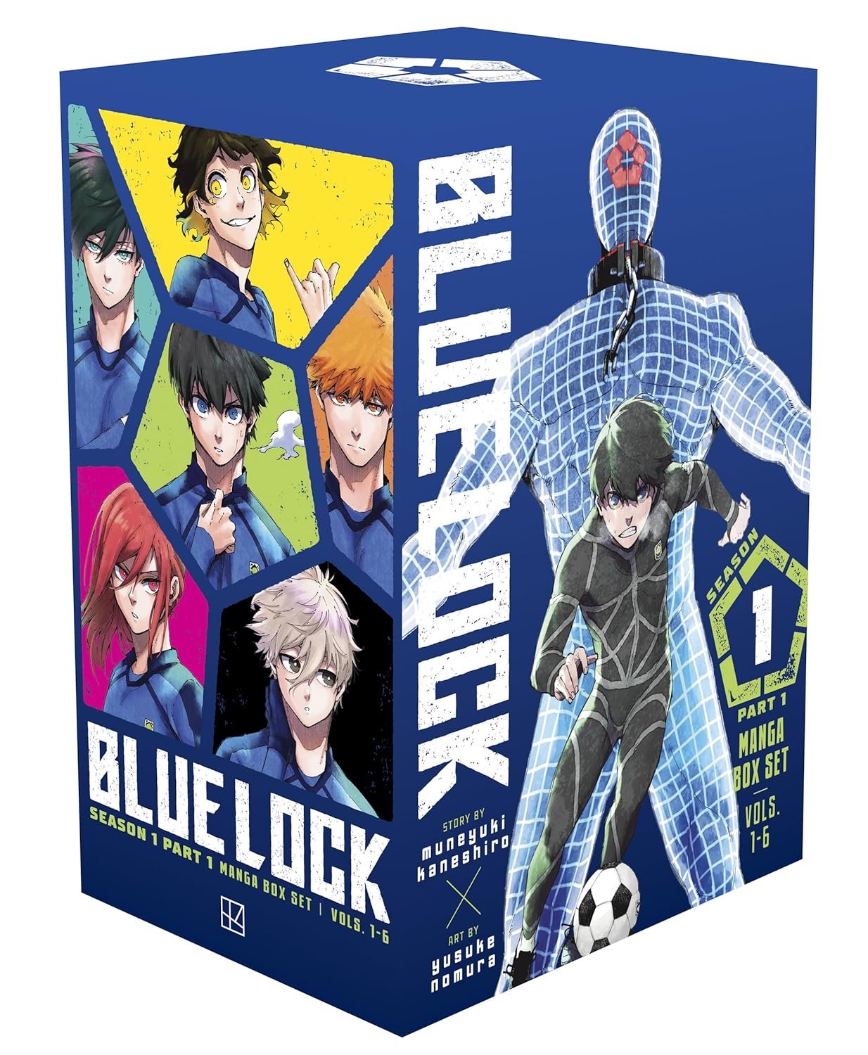 Blue Lock Season 1 Part 1 Manga Box Set (Blue Lock Manga Box Set) Paperback