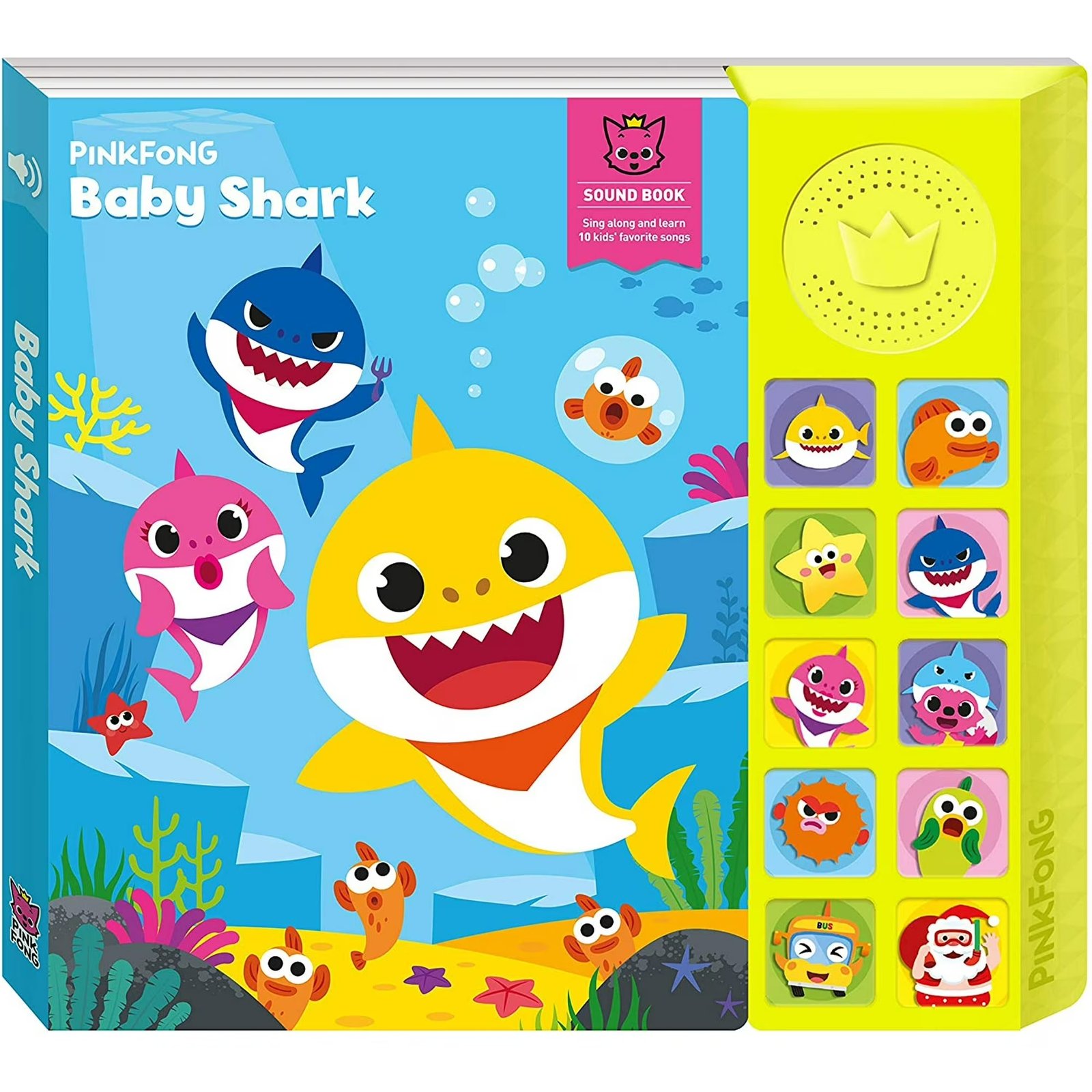 Baby Shark Sing-Along Sound Book (1 Button)