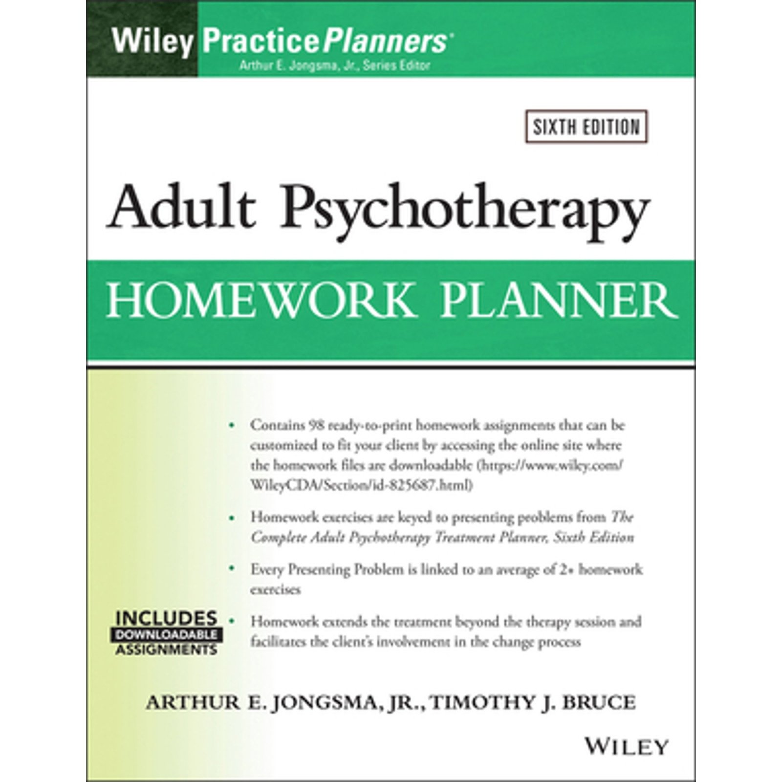 COMPLETE ADULT PSYCHOTHERAPY TREATMENT PLANNER, 6TH EDITION