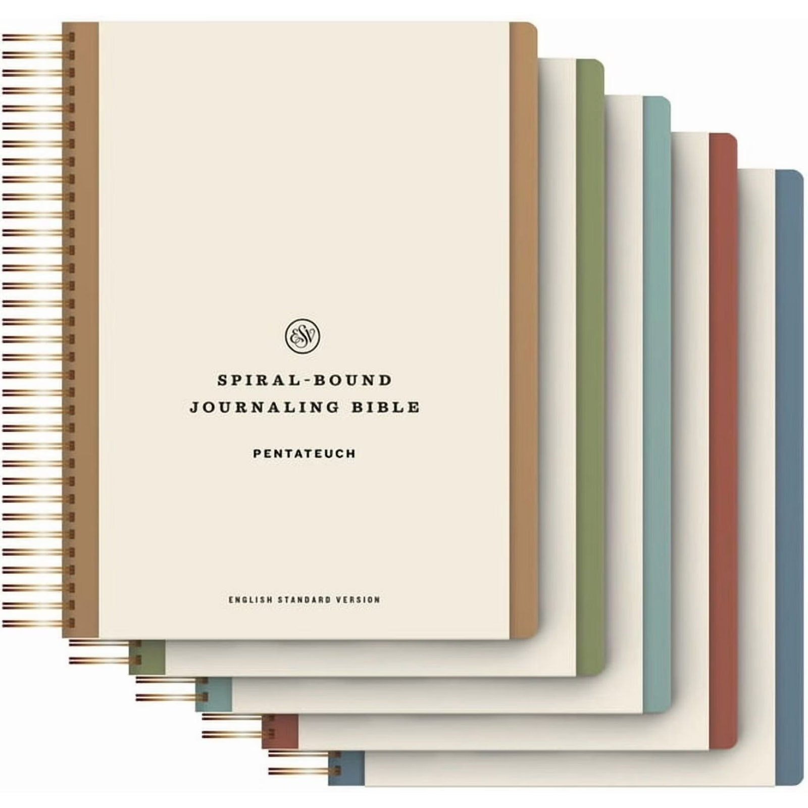 ESV Spiral-Bound Journaling Bible, Five-Volume Set (Hardcover), (Paperback)  978-1433593178