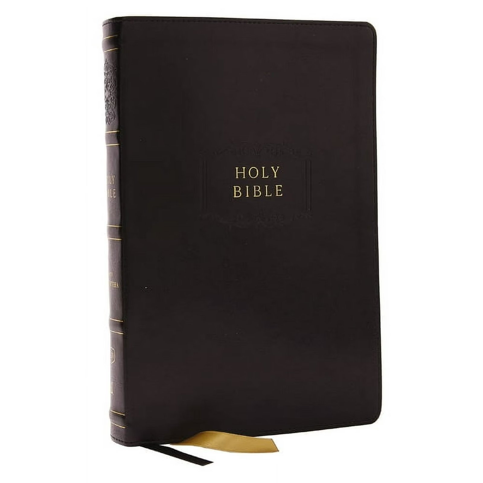 KJV Holy Bible with Apocrypha and 73,000 Center-Column Cross References, Black Leathersoft, Red Letter, Comfort Print: K, (Hardcover)  978-1400331925