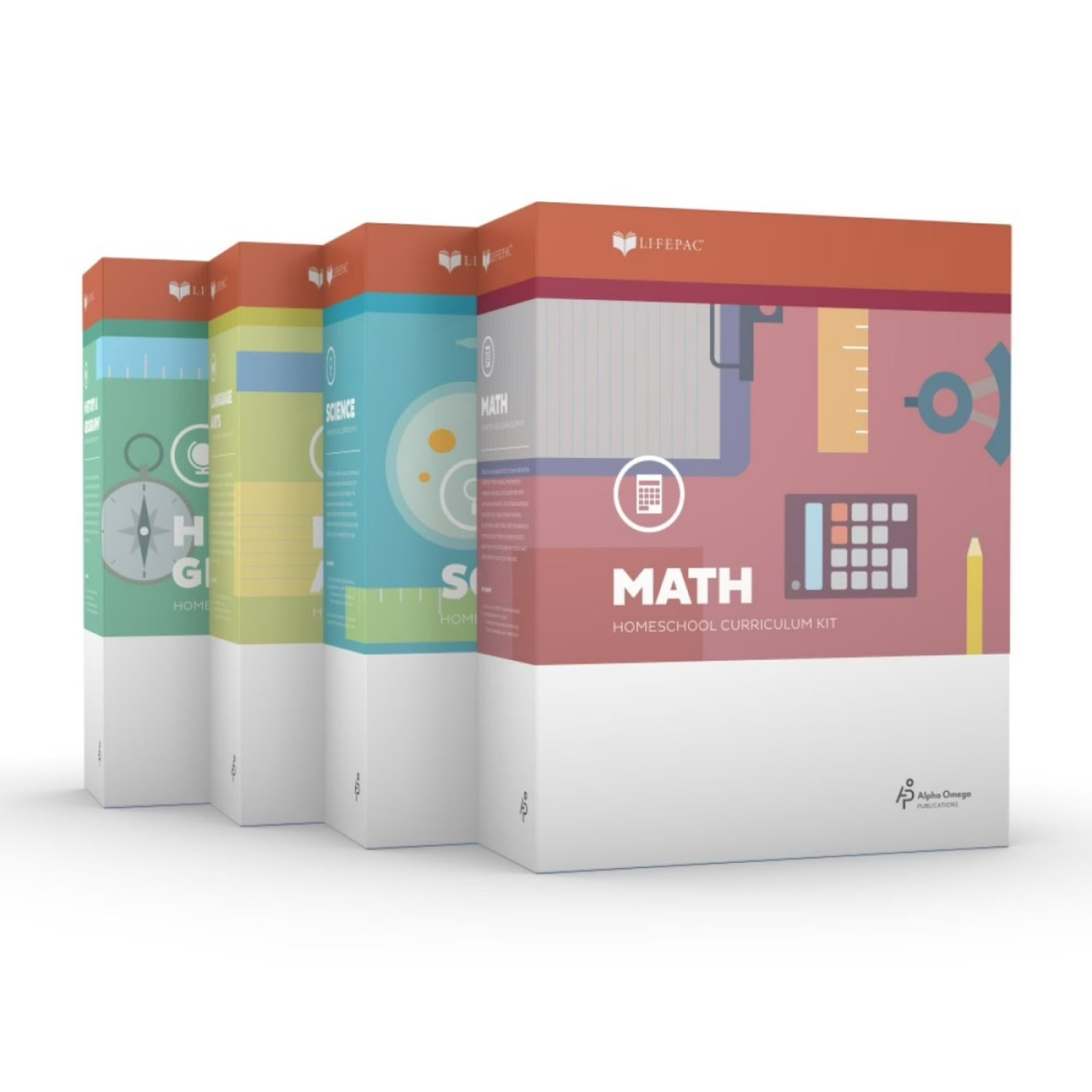 LIFEPAC 3rd Grade 4-Subject Set by Alpha Omega Publications (Paperback) 978-0740325199