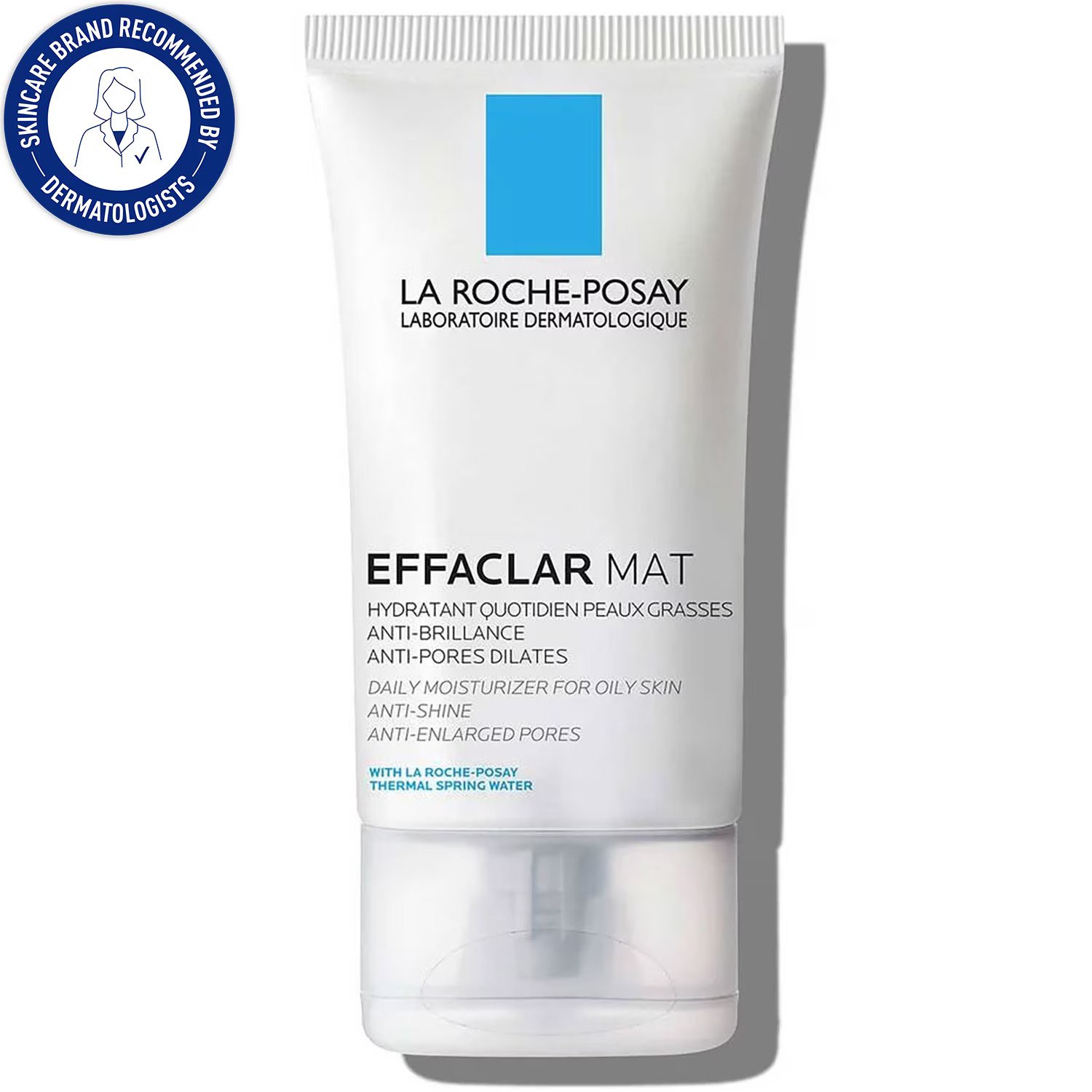 La Roche-Posay Effaclar Mat | Daily Moisturizer For Oily Skin | Visibly Reduces The Look Of Pores | Oil-Free Mattifying Moisturizer | Smooths Skin Texture | Non-Comedogenic & Dermatologist Tested