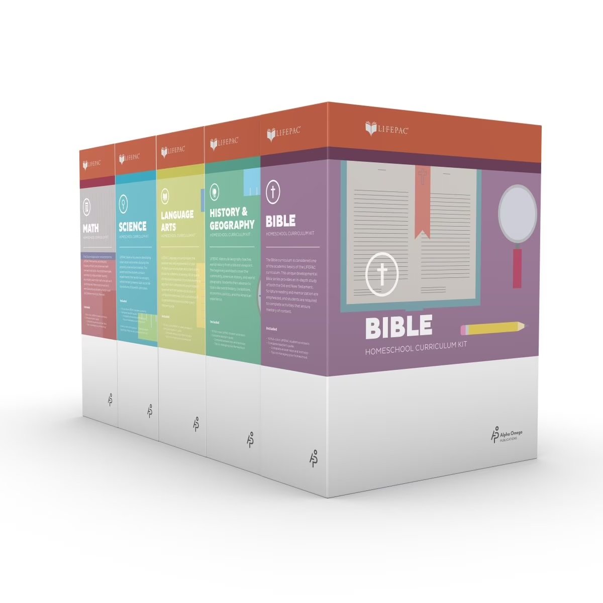 Lifepac 4th Grade 5-Subject Set by Alpha Omega Publications (Paperback) 978-0740308734