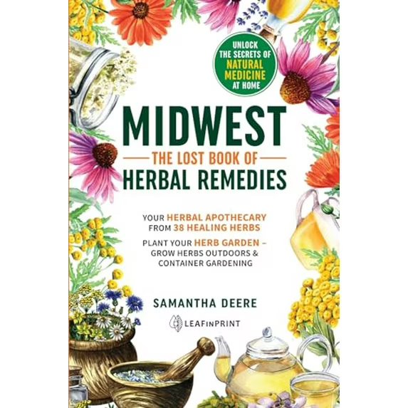 Midwest-The Lost Book of Herbal Remedies, Unlock the Secrets of Natural Medicine at Home