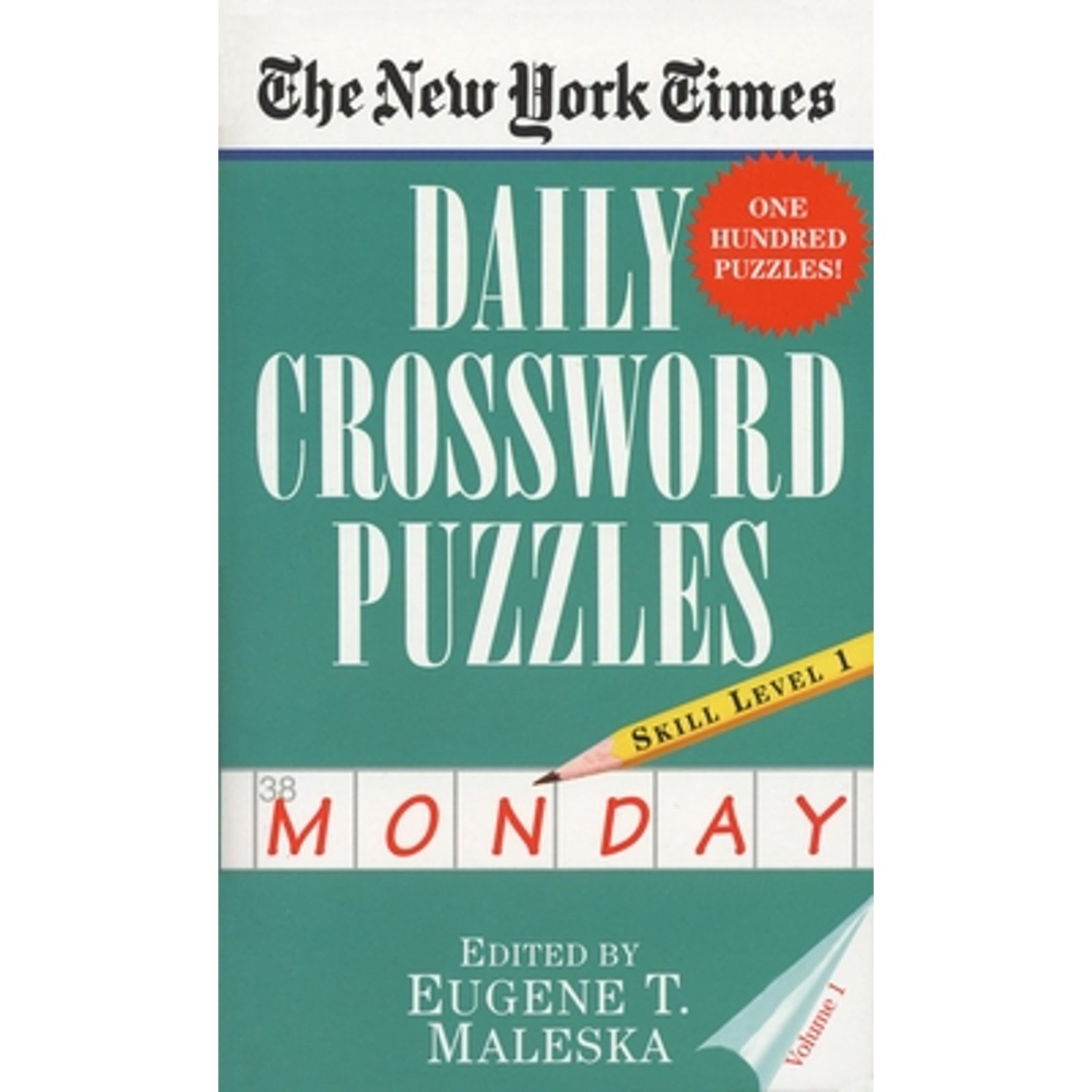 New York Times Daily Crossword Puzzles (Monday), Vo: 1 Paperback ‎ 978-0804115797