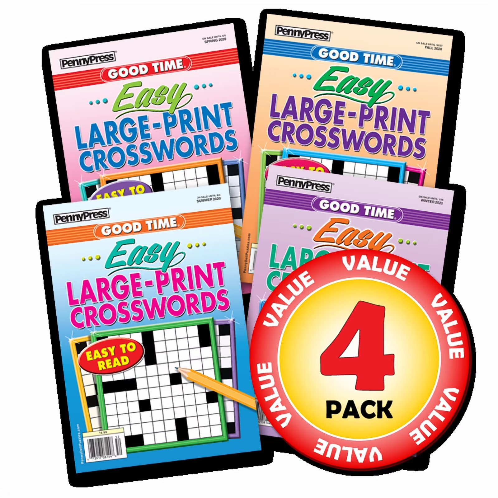 Penny Dell Favorite Fill-In Puzzle 3-Pack by Penny Press and Dell Magazines
