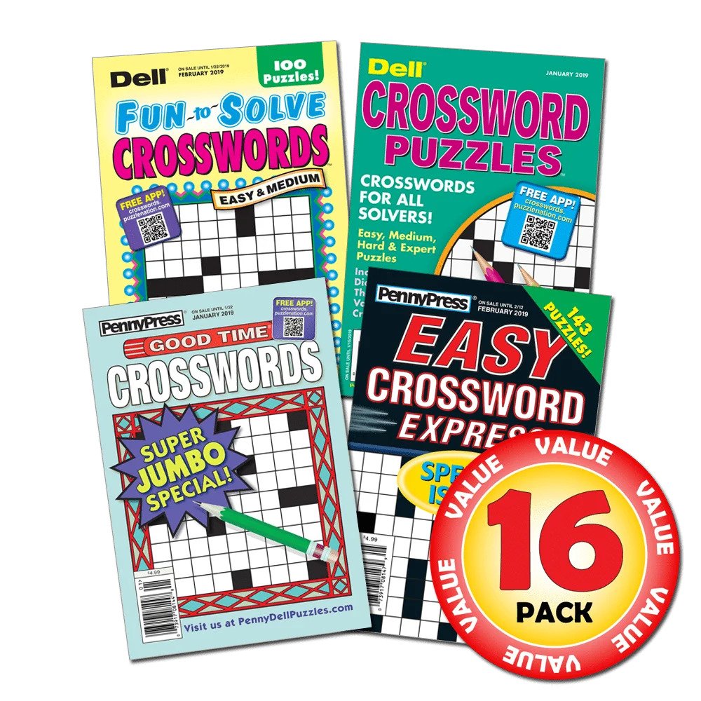 Penny Dell Favorite Word Seek 16-Pack (Paperback)