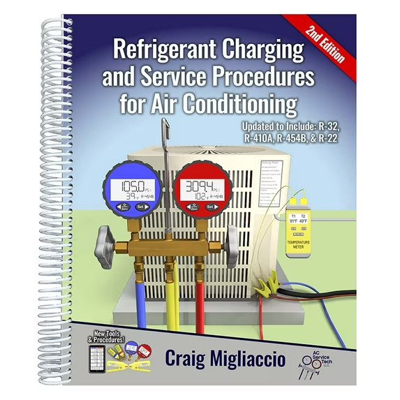 Refrigerant Charging and Service Procedures for Air Conditioning (SKU: PRCSP519) 978-1733817202