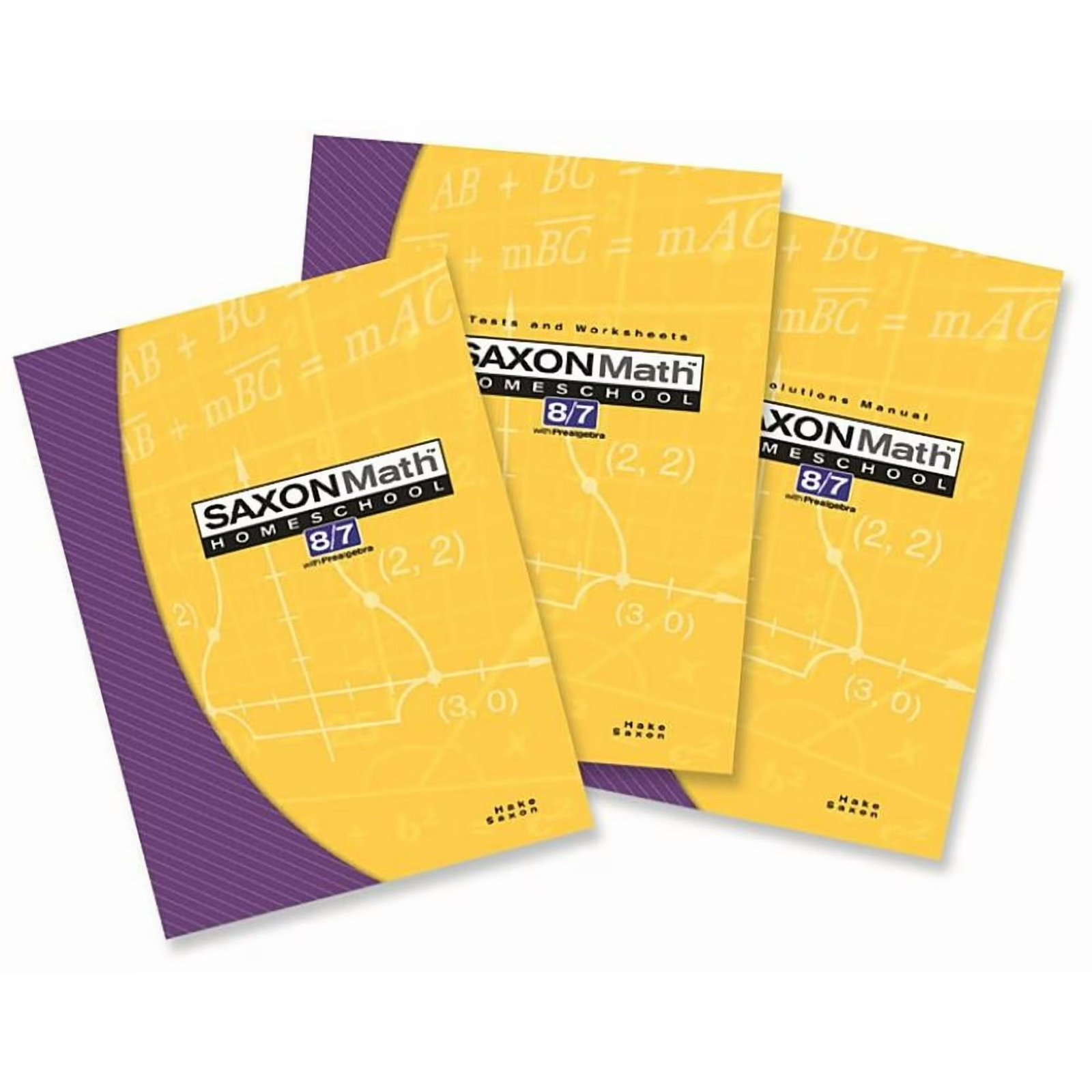 Saxon Math 8/7 Homeschool: Complete Kit 2005: 3rd Edition (Other) 978-1591413509