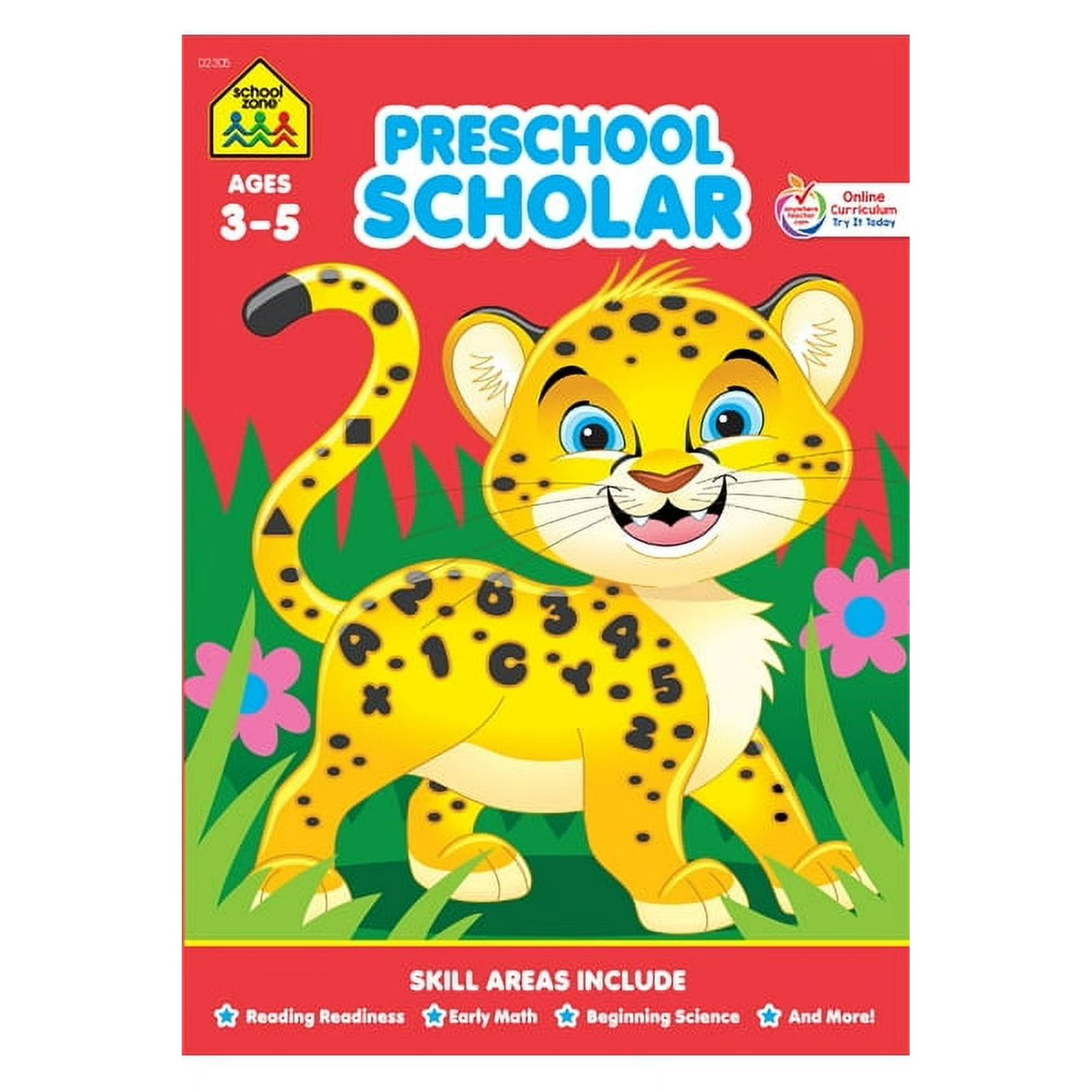 School Zone Big Preschool Scholar Workbook (Walmart Exclusive) 978-0887434952