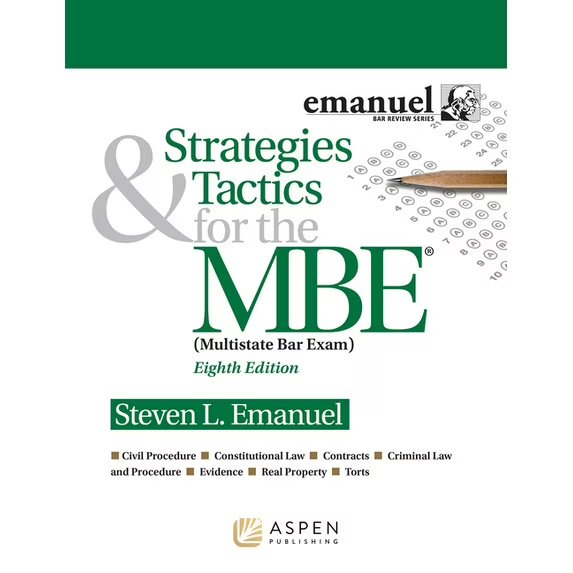 Strategies & Tactics for the MBE (Bar Review Series)  978-1543839395