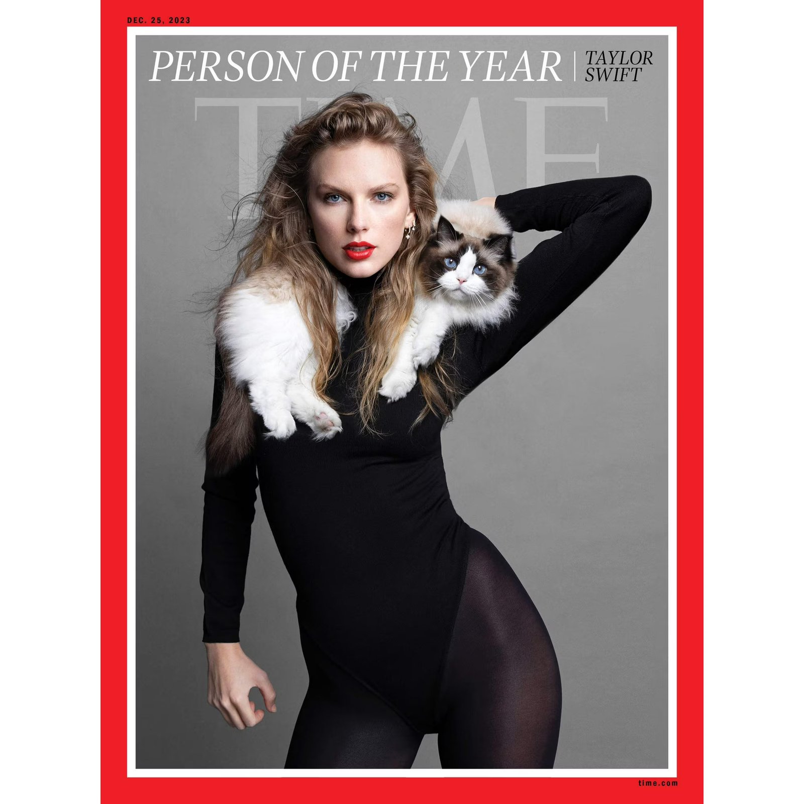 Taylor Swift TIME Person Of The Year Magazine - Cover Version 3: Benjamin Button Cameo B0CZZFVVL7
