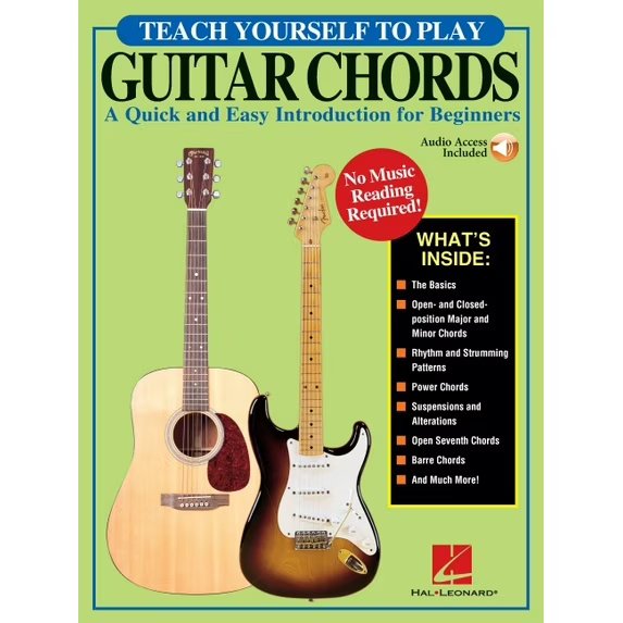 Teach Yourself to Play Guitar Chords - A Quick and Easy Introduction for Beginners (Book/Online Audio), (Paperback) 978-1495016912