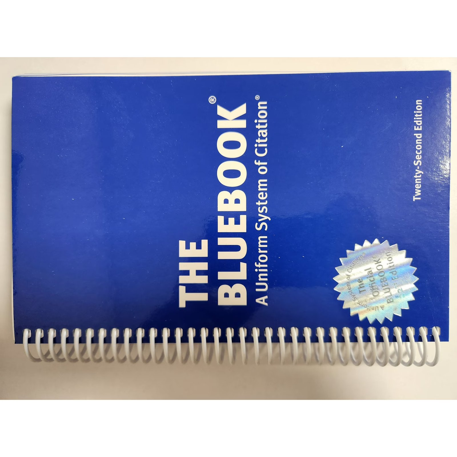 The Bluebook A Uniform System of Citation Twenty-First Edition Spiral 978-0578666150