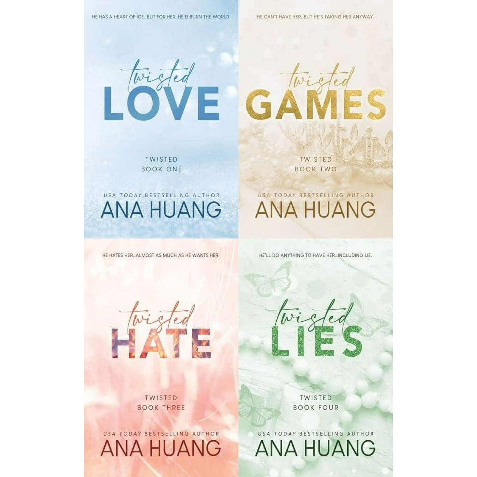 Twisted Series: Twisted Series 4 Books Collection Set, (Paperback), English, Ana Huang