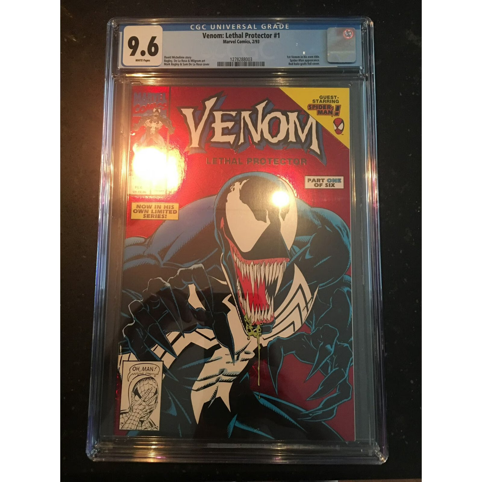 Venom Lethal Protector #1 CGC 9.6 NM